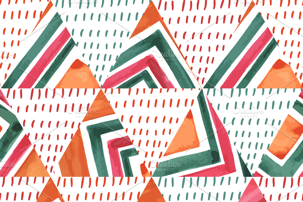 Watercolor Vector Set, a Pattern Graphic by alexmakarova (Photo 4 of 7)