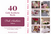 Pink Soft Girl Reels Pack, a Marketing Template by Ink Gallery (Thumbnail 1 of 5)