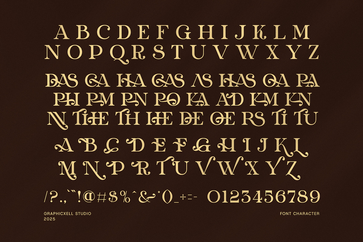The Dinora Elegant Serif Font, a Serif Font by Graphicxell (Photo 8 of 8)