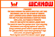 Action Reaction font, a Font by weknow (Thumbnail 6 of 8)