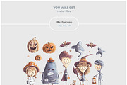 Kids Halloween Characters & Elements, a Decorative Illustration by Yeticrab (Thumbnail 7 of 10)
