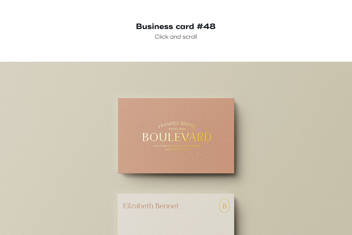 Business Card Logo Template Bundle, a Product Mockup by FoundImages (Photo 61 of 163)