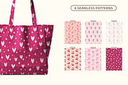 Romantic Geese-Clipart Pattern Cards, a Graphic by semenova.sense (Thumbnail 4 of 11)