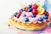 Handmade Cake & Pie Vectors, an Illustration by hafijul (Thumbnail 6 of 12)