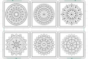 Bold and Easy Mandala Coloring Pages, an Education Illustration by Akrinity Digital (Thumbnail 5 of 5)