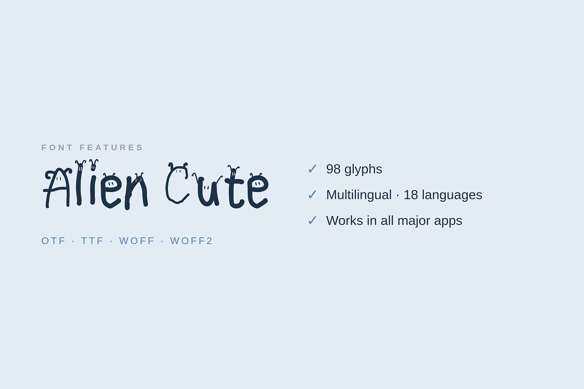 Alien Cute – Playful Slab, a Slab Serif Font by Gookkis Studio (Photo 17 of 17)