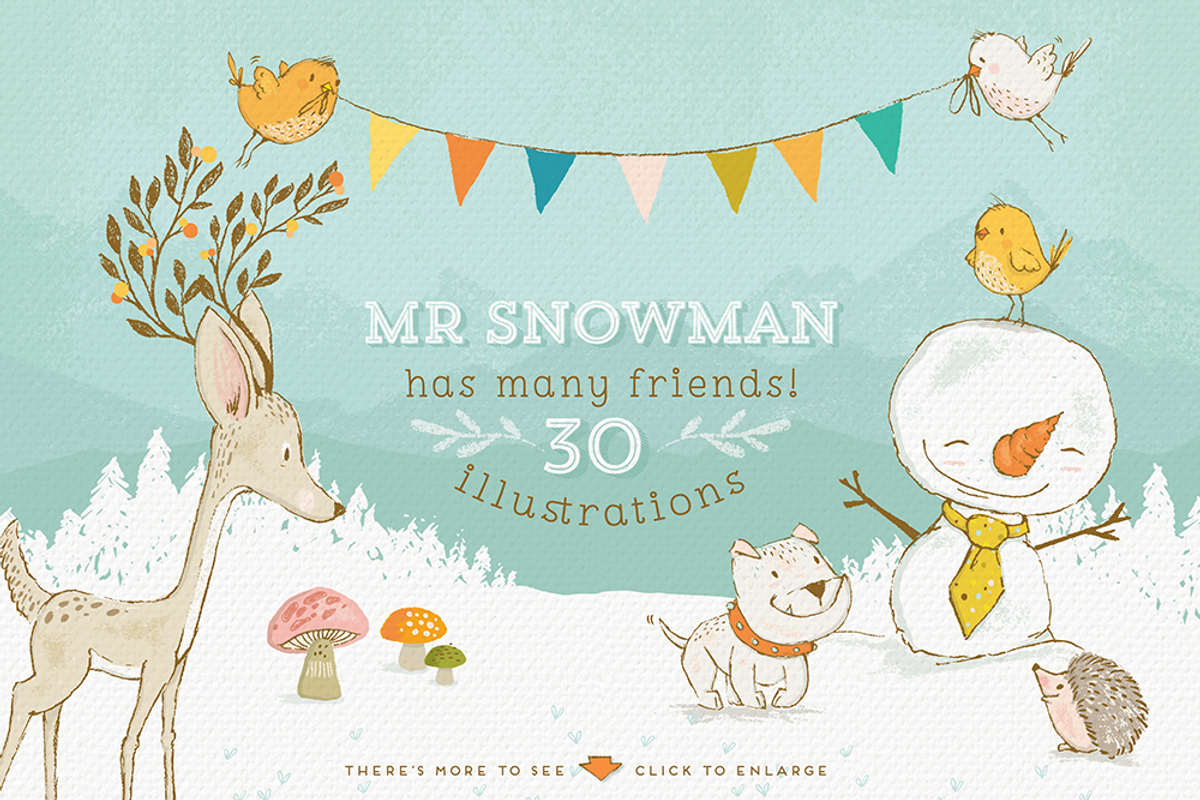 Build your own Snowman and more!, an Illustration by Lisa Glanz (Photo 5 of 9)