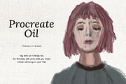 Procreate Oil Set, a Brush Add-On by Brush Moment (Thumbnail 1 of 7)