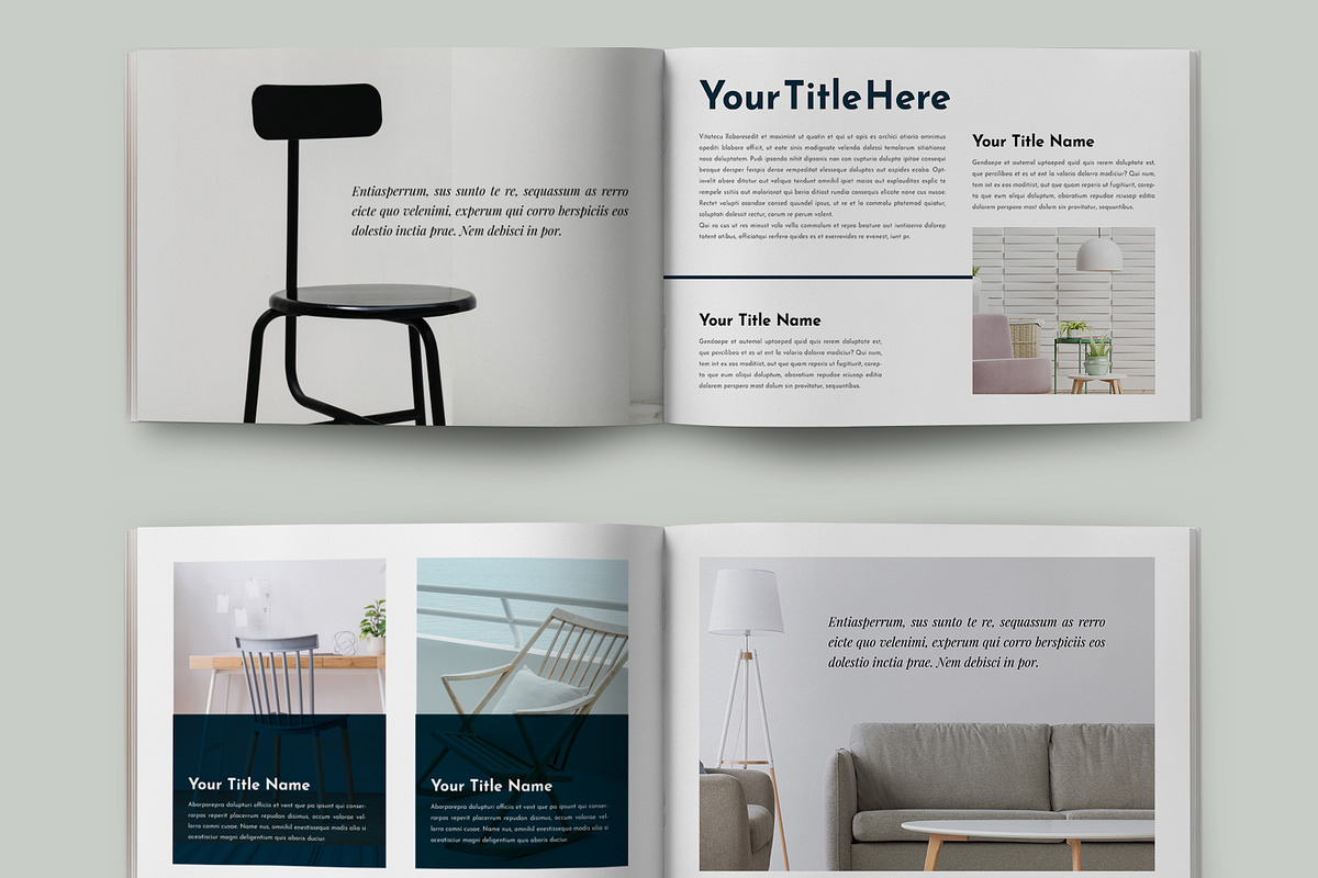 Minimal E-Book Template Layout, a Magazine Template by ContestDesign (Photo 5 of 5)