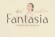 Fantasia - Modern Stylish, a Sans Serif Font by RockboyStd (Thumbnail 1 of 12)