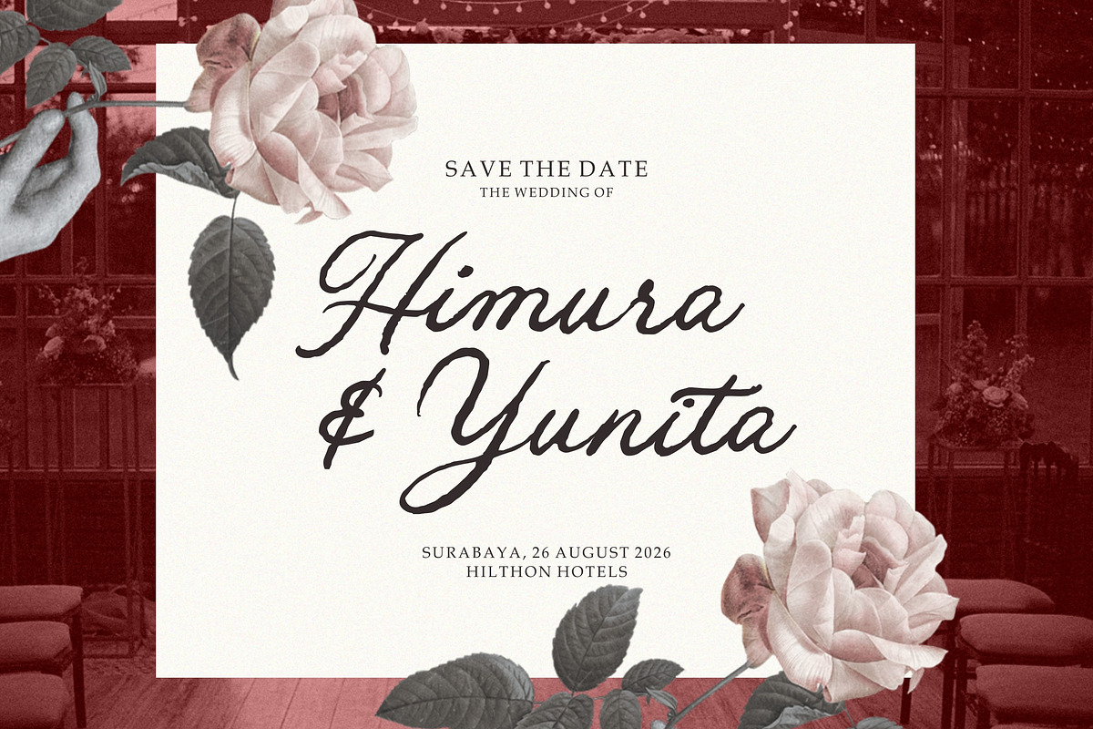 Rose Amoure - Beauty Script, a Script Font by ErgibiStudio (Photo 6 of 10)