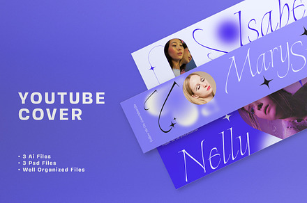 Beauty Vlogger YouTube Cover, a Social Media Template by graphicook