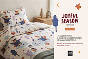 Joyful Season — Winter Clipart, a Seasonal Illustration by avdnadi (Thumbnail 2 of 11)
