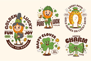 Happy St Patrick day characters, an Object Illustration by Buch&Bee