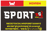 Republic Nine Font, a Font by weknow (Thumbnail 8 of 9)