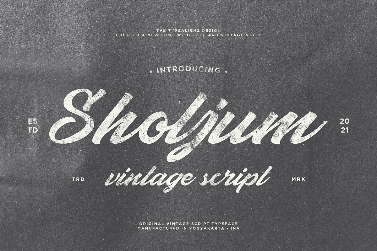 Sholjum, a Script Font by ilhamtaro (Photo 1 of 11)