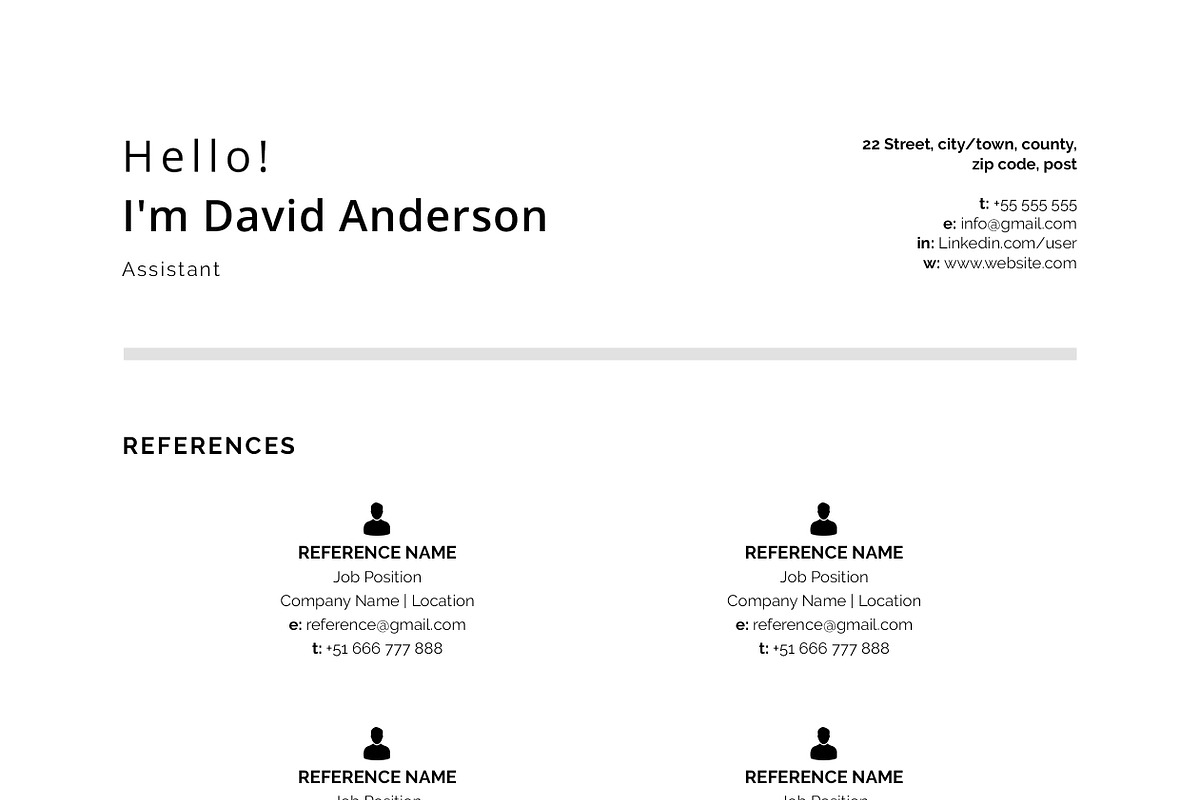 Professional Resume/CV, a Resume Template by SlideCo (Photo 7 of 7)