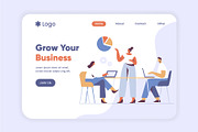 Business people vector bundle, a Person Illustration by Vector_Art (Thumbnail 14 of 18)