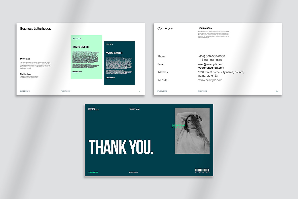 Brand Guidelines Presentation, a Presentation Template by Oriofix (Photo 10 of 10)