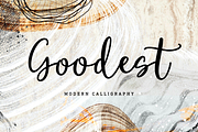 Goodest | Modern Calligraphy, a Script Font by Letteratom (Thumbnail 1 of 8)