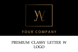 Premium Classy Letter W Logo