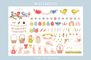 Easter & Spring. Cards and patterns, a Seasonal Illustration by Valeria Soloveva (Thumbnail 6 of 15)