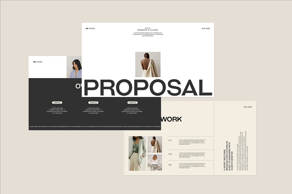 Brand Proposal Presentation Template, a Presentation Template by Graphpexel (Photo 2 of 10)