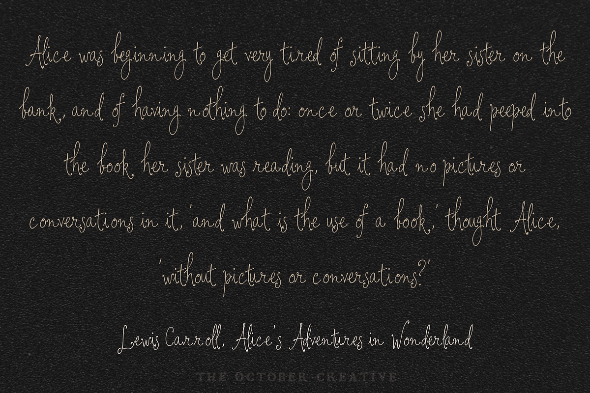 I Kept Your Letters Script Font, a Script Font by The October Creative (Photo 5 of 8)