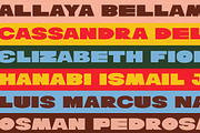 The Bold Taffi - Big Sans Serif, a Sans Serif Font by Scratch Design (Thumbnail 5 of 15)