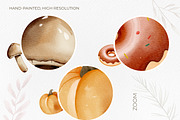 Cozy autumn watercolor clipart, an Illustration by Hanna's ArtLab (Thumbnail 3 of 6)
