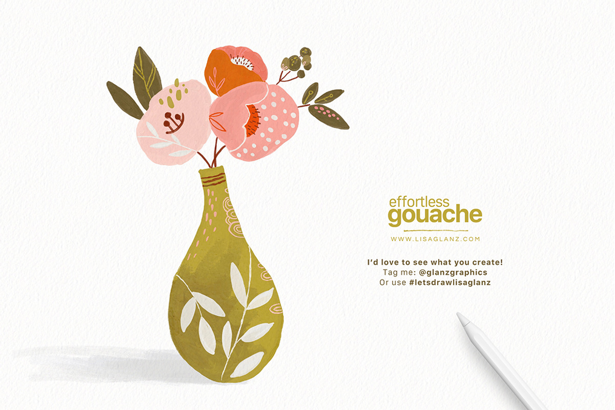 Gouache Brushes for Procreate, a Brush Add-On by Lisa Glanz (Photo 13 of 14)