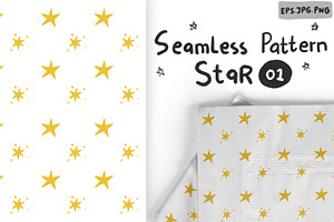 Star seamless pattern Vol 01, a Pattern Graphic by RizkaNurfazrina