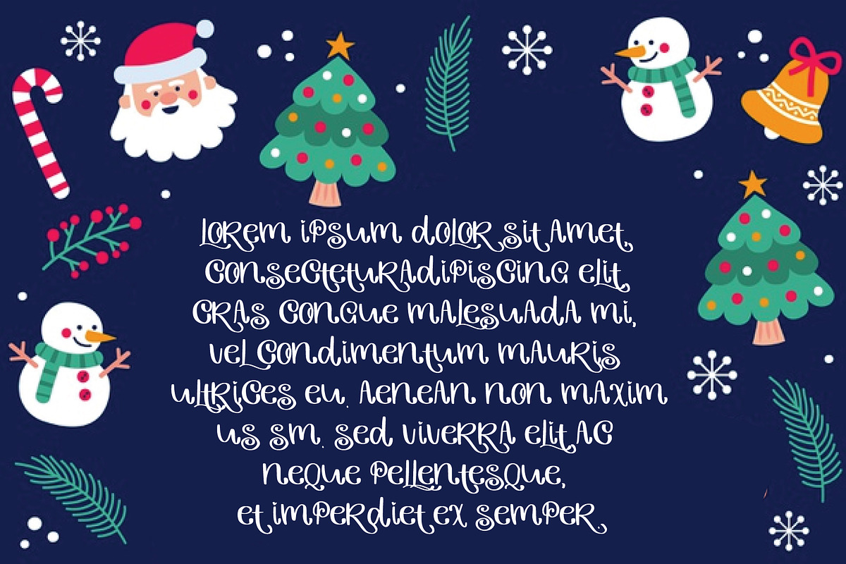 christmas, a Script Font by Mariyana (Photo 2 of 4)