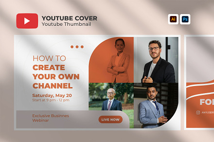 Youtube Banner Template Design