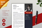 ATS Resume CV Word & Google Docs 30, a Resume Template by MrCam Template Resume|CV (Thumbnail 1 of 8)