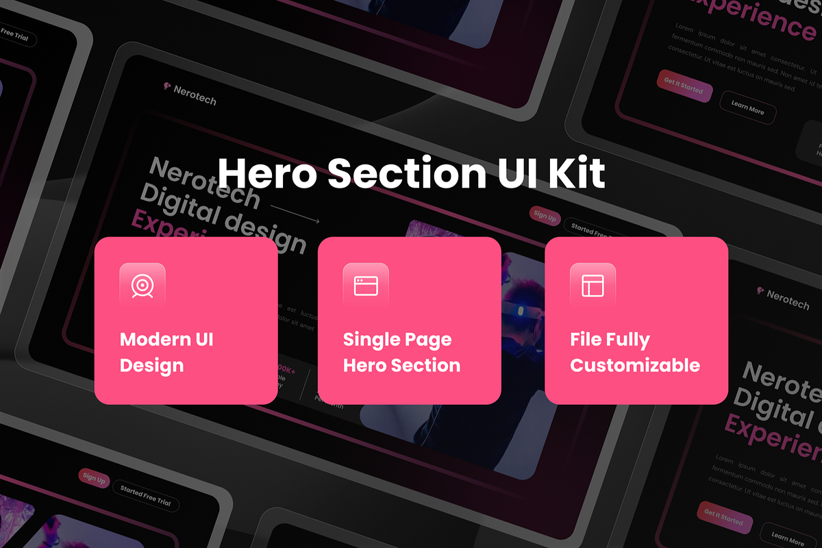 Artificial Technology Hero Header, a Templates & Theme by SquidPixey (Photo 3 of 3)
