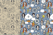 Team work of business people, a Person Illustration by Crowhouse (Thumbnail 4 of 5)