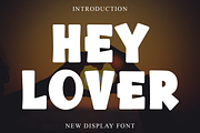 Hey Lover, a Script Font by InermediaSTUDIO (Thumbnail 1 of 9)