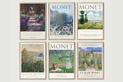 Set of 6 Claude Monet Posters, an Object Graphic by HaithamSimas (Thumbnail 2 of 2)