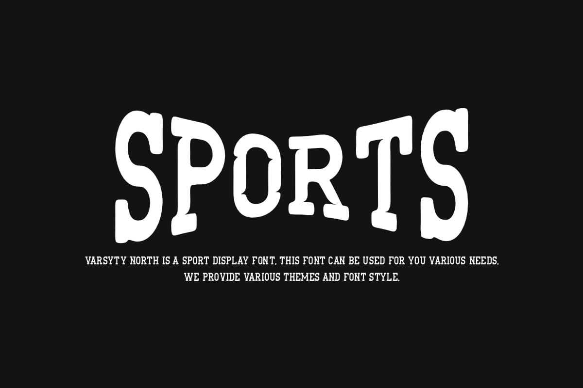 Varsity North - Baseball Font, a Slab Serif Font by Iqsiart Studio (Photo 2 of 6)