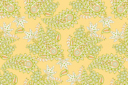 Paisley seamless fabric pattern, a Pattern Graphic by antalogiya (Thumbnail 3 of 5)