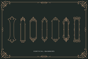 Victorian Ornament Vectors Vol. IV