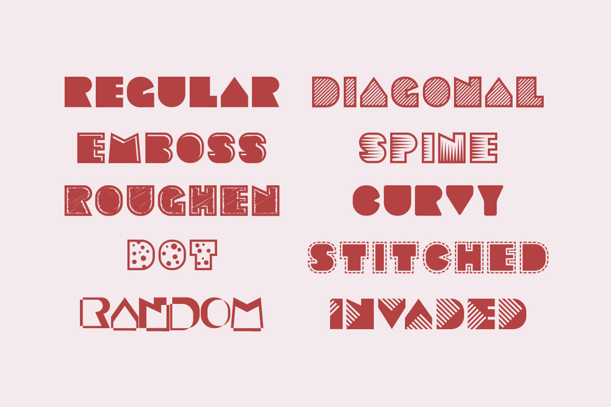 Sebasengan Font Pack, a Font by Arterfak Project (Photo 2 of 6)