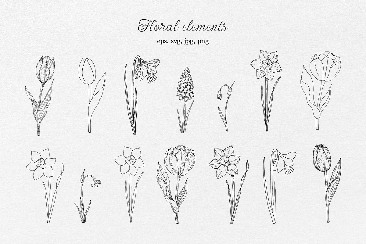 Garden story - Spring line art, an Illustration by Navenzeles (Photo 4 of 14)