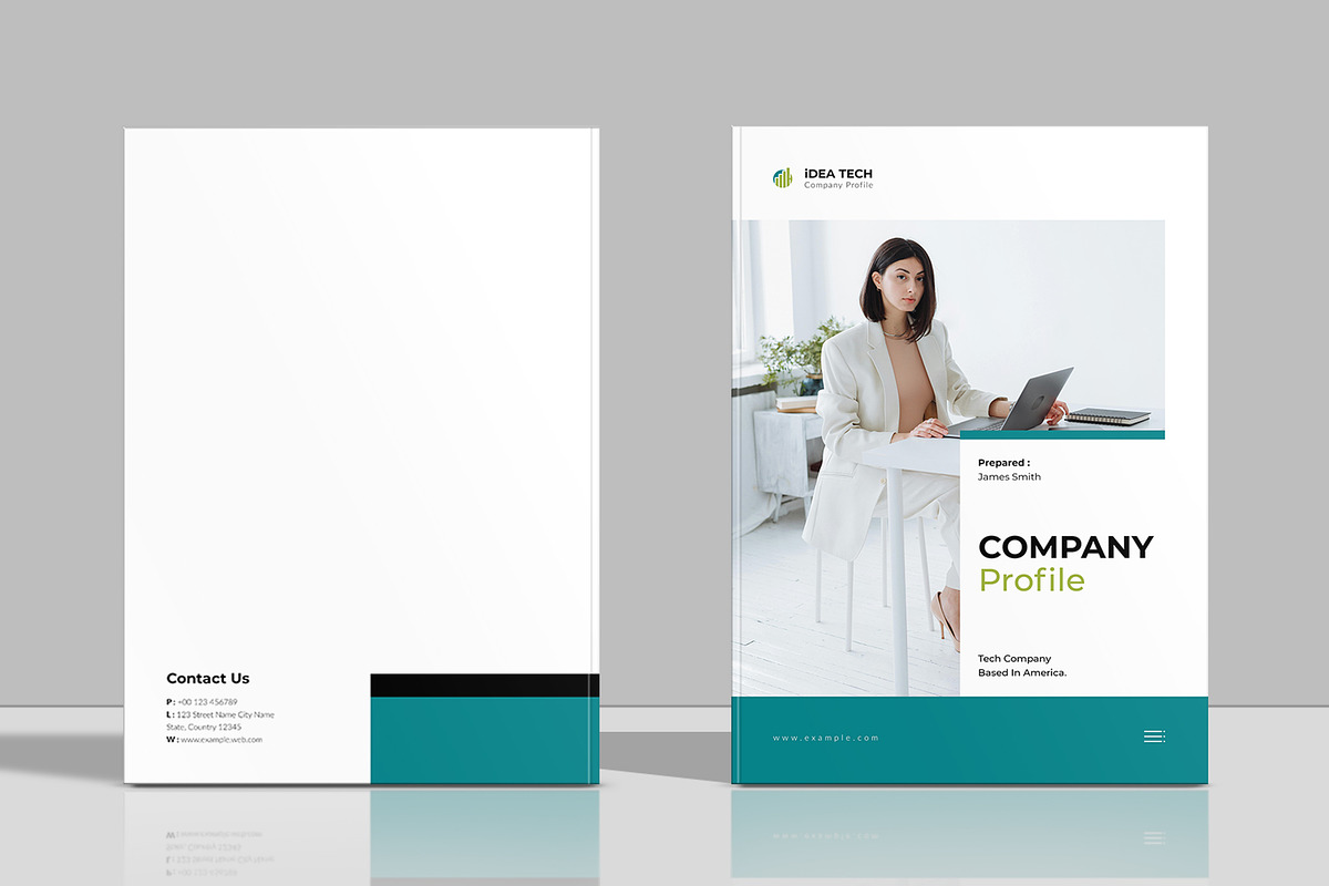 Company Profile Brochure Template, a Brochure Template by Spark_Creative (Photo 9 of 12)