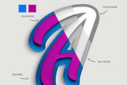 Double Paper Cut Effect & Lettering, a Graphic by TVartworks (Thumbnail 8 of 13)