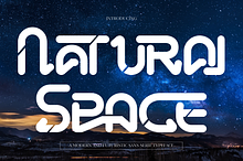 Natural Space - Futuristic Font