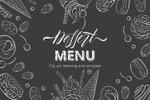 Dessert menu