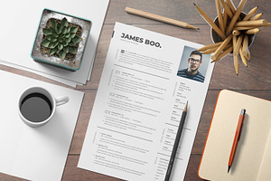 Resume CV Template 04