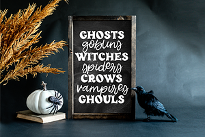 Spooky Ghost Halloween Font Duo